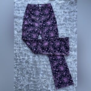 Floral Flared Pant - NWOT - Tiger Mist